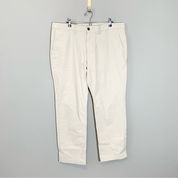 5/$25 NEW Goodfellow khaki Hennepin chino athletic fit stretch chino khaki pants - Picture 1 of 9
